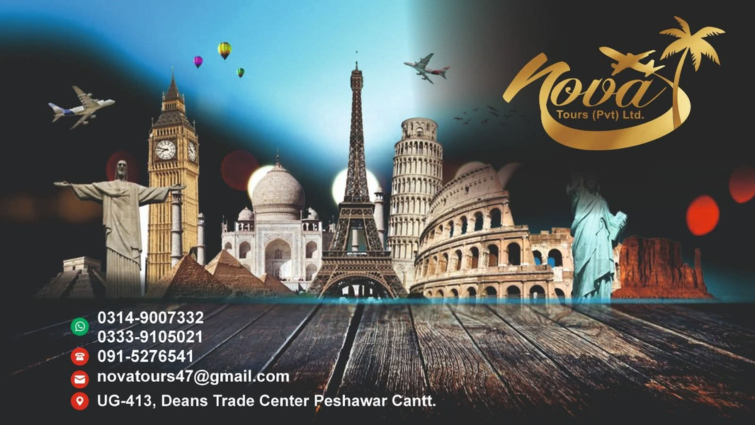 Cover photo of Nova Tours Peshawar –Tour & Travel Agency